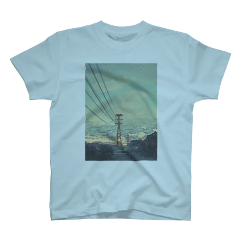 EB-TS003-LB "Silent Dawn" スタンダードTシャツ