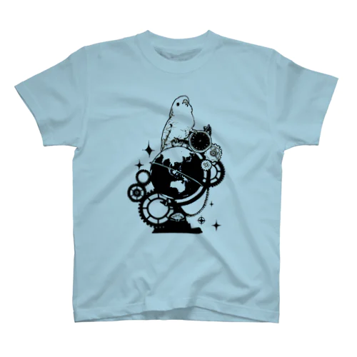 オウムと地球儀 Regular Fit T-Shirt
