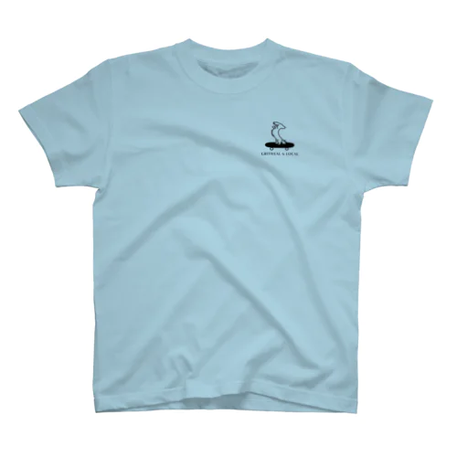 【ブランド立ち上げ記念SALE】GRITWEAL Logo ライトブルー Regular Fit T-Shirt