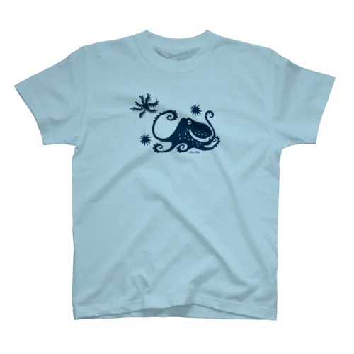 蒼い蛸 スタンダードTシャツ