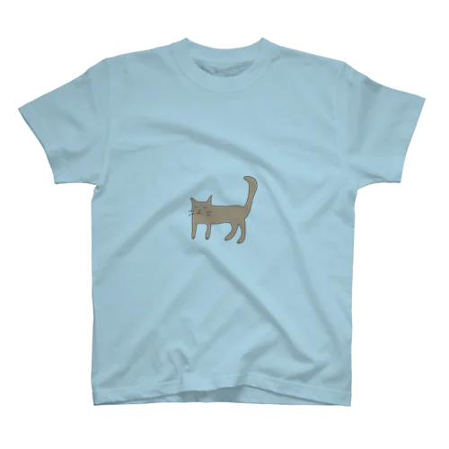 茶色のねこ Regular Fit T-Shirt