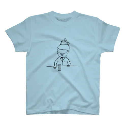 おじさんと鳥 Regular Fit T-Shirt