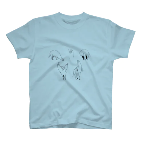 パッカル(モノクロ・透過バージョン) Regular Fit T-Shirt