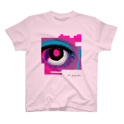 AI 美渡ジャニ子　Neon Eyes　1 スタンダードTシャツ