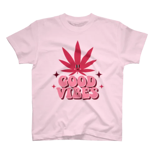 GOOD VIVES グッドバイブス 大麻 マリファナ カナビス ヘンプ ガンジャ スタンダードTシャツ