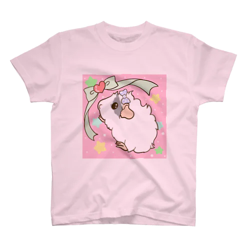 ゆめかわ☆ふわふわモルモット スタンダードTシャツ