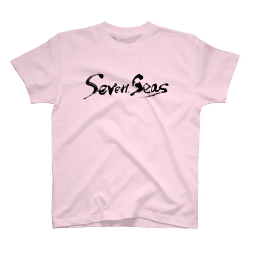 Seven Seas 文字ロゴ（黒文字） スタンダードTシャツ