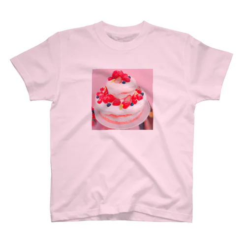 ベリーのピンクネイキッドケーキ スタンダードTシャツ