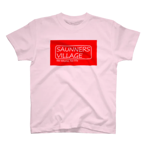 Saunners Village　「K style red」 Regular Fit T-Shirt