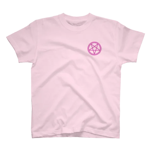 ペンタグラム（ピンク） Regular Fit T-Shirt