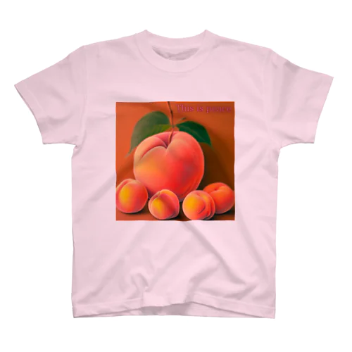 ピンクと言えば桃🍑 Regular Fit T-Shirt