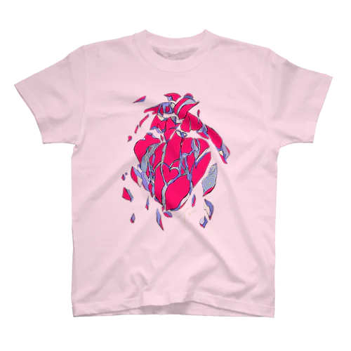 【Critical Hit to ♡】color: RHODONITE Regular Fit T-Shirt