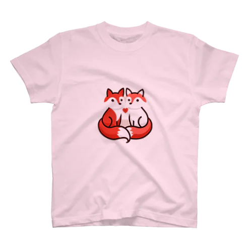 Dual Foxes スタンダードTシャツ