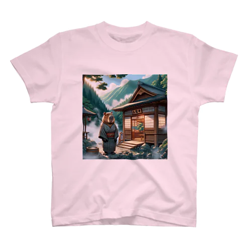 温泉旅館を営むカピパラ Regular Fit T-Shirt