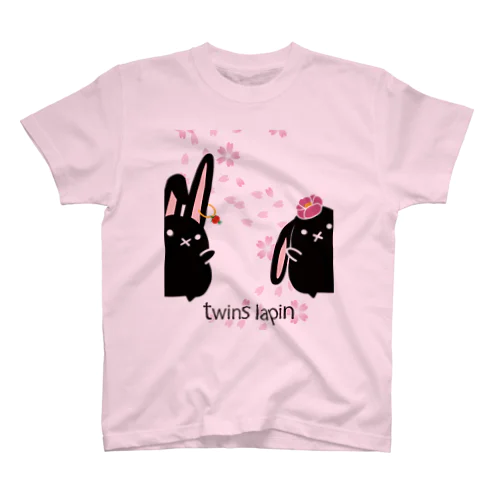 twins lapin スタンダードTシャツ