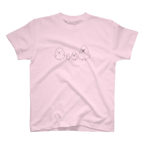 むぎちゃんのシマエナガ スタンダードTシャツ