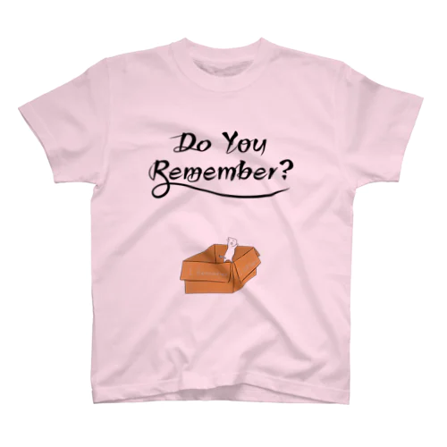 【両面】Do you remember ?(＆君がために。)フォント黒 スタンダードTシャツ