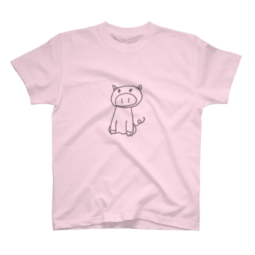 おとぼけブタちゃん Regular Fit T-Shirt