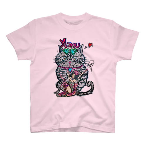 私は猫になりたい！ スタンダードTシャツ