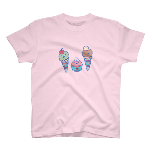 むくむくアイス（パステル） Regular Fit T-Shirt