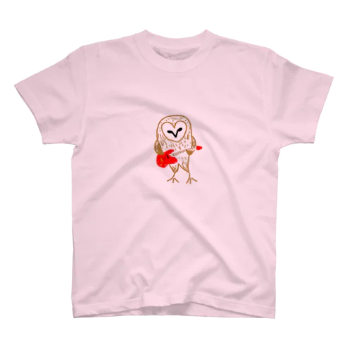 メンフクロウとギター Regular Fit T-Shirt