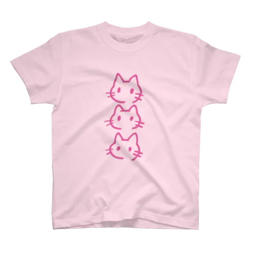 さんねこピンク Regular Fit T-Shirt