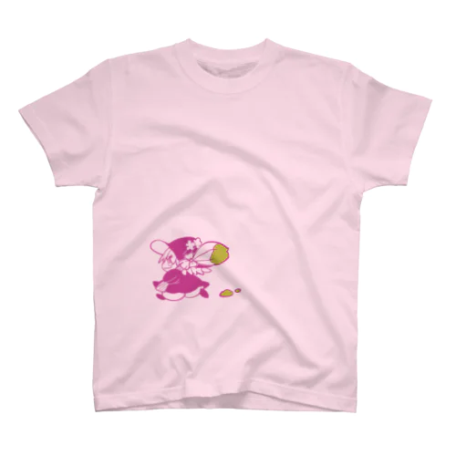 いむいむ_てくてくピンク Regular Fit T-Shirt