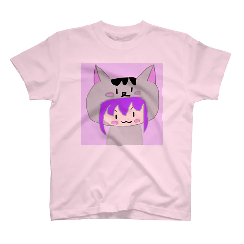 猫耳パーカー娘 スタンダードTシャツ