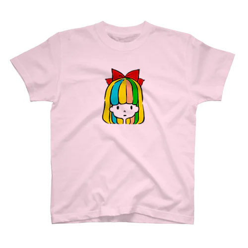 リボンの女の子 Regular Fit T-Shirt