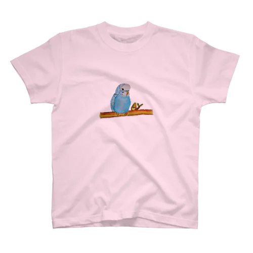 もふもふセキセイインコ スタンダードTシャツ