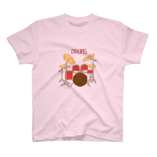 DRUMS bit BROWN スタンダードTシャツ