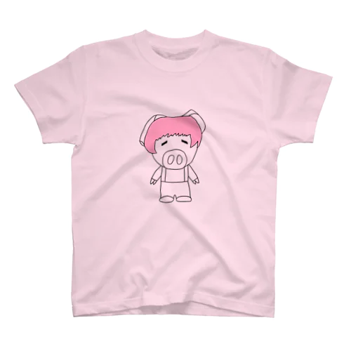 ミニブタの子豚のトン子ちゃん。 Regular Fit T-Shirt