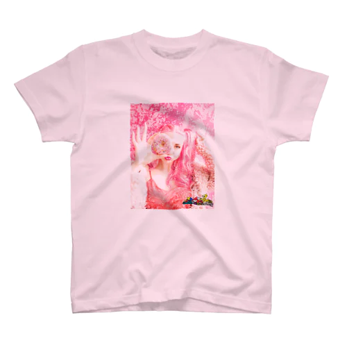 pink01 Regular Fit T-Shirt