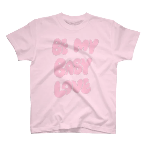 鬼可愛英文字のBe My Baby Regular Fit T-Shirt