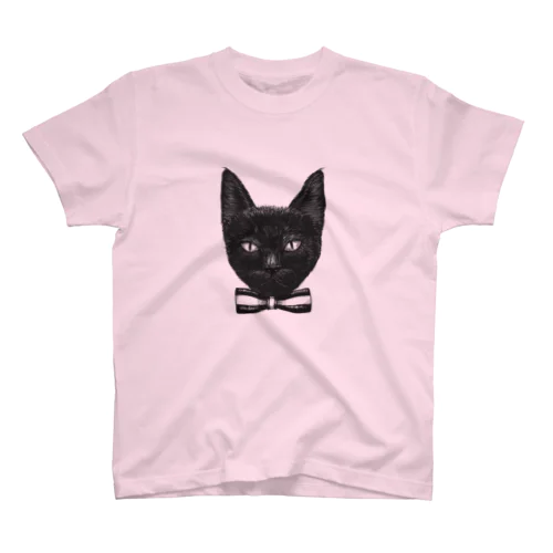 黒猫 Regular Fit T-Shirt