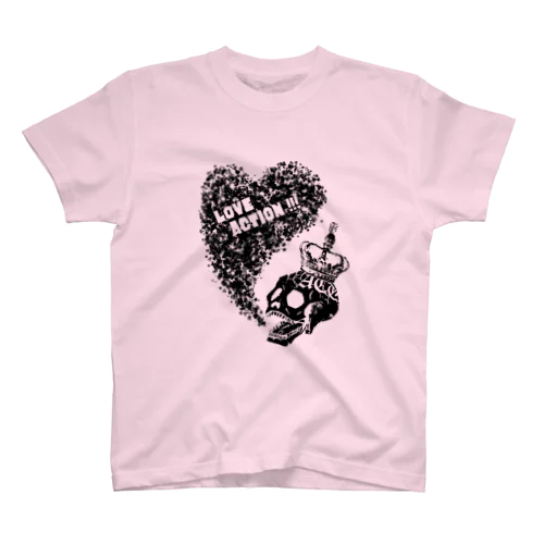 ATTドクロ「LOVE action」Tシャツ スタンダードTシャツ