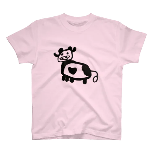 息子の描いた牛 Regular Fit T-Shirt