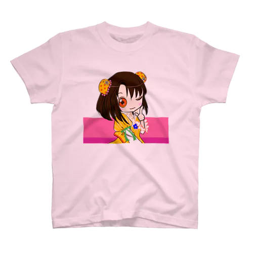 向日葵色の乙女🌻*pink スタンダードTシャツ