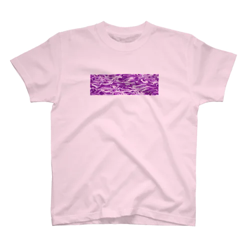 purple marble slim パープルマーブルスリム Regular Fit T-Shirt