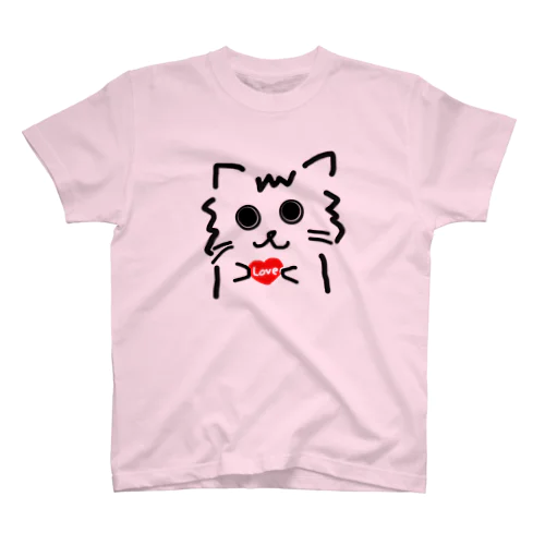 ハート猫 スタンダードTシャツ