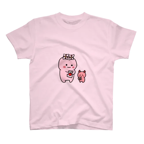 ちんちょうげちゃんとタネちゃん Regular Fit T-Shirt