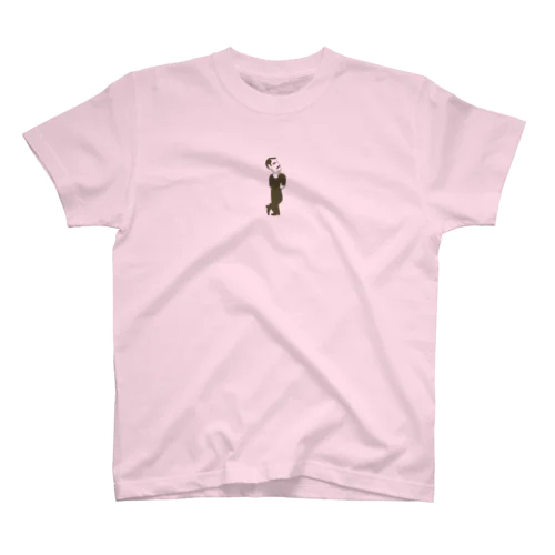 AHD_ロゴTシャツ_khaki Regular Fit T-Shirt