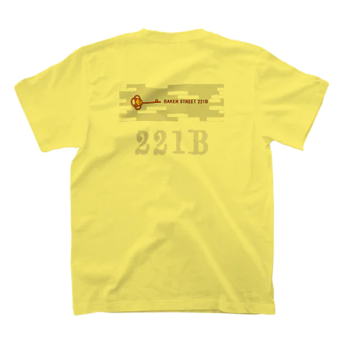 ベイカー街221Ｂ004細幅グレー スタンダードTシャツ