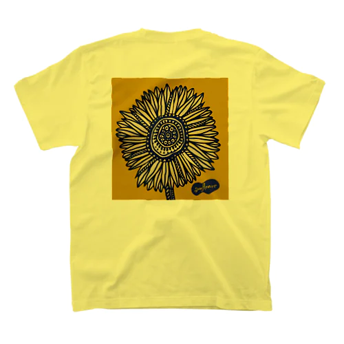 Sunflower（背面） Regular Fit T-Shirt