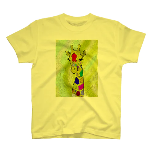 Giraffe Painting スタンダードTシャツ