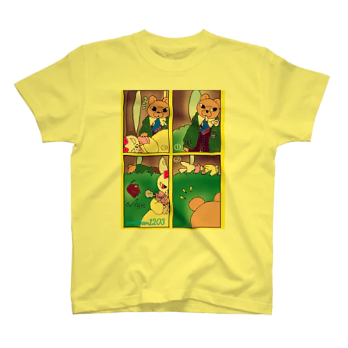 ブライミー&クマ　四コマ Regular Fit T-Shirt