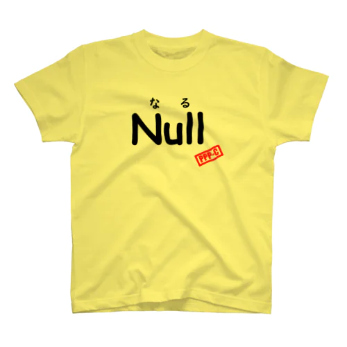 Null Regular Fit T-Shirt