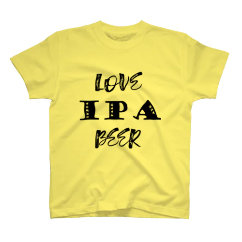 love IPA beer [Black] Regular Fit T-Shirt