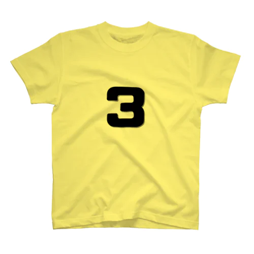 No.3スタンダードTシャツ Regular Fit T-Shirt