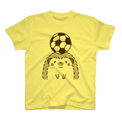 ハリネズミとサッカー 티셔츠